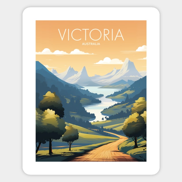 VICTORIA Sticker by MarkedArtPrints